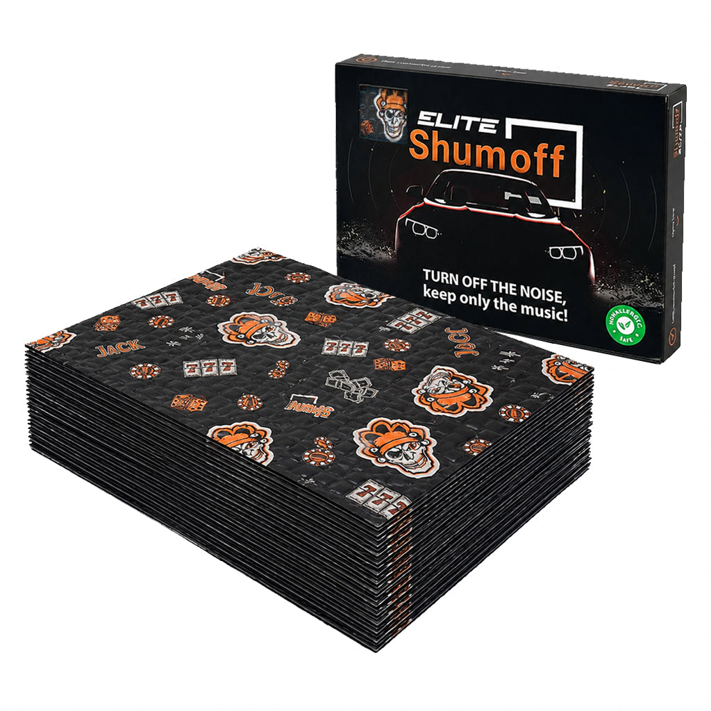 Shumoff Black Jack Sound Deadening | 2.7mm | 19.4 Sqft | Black