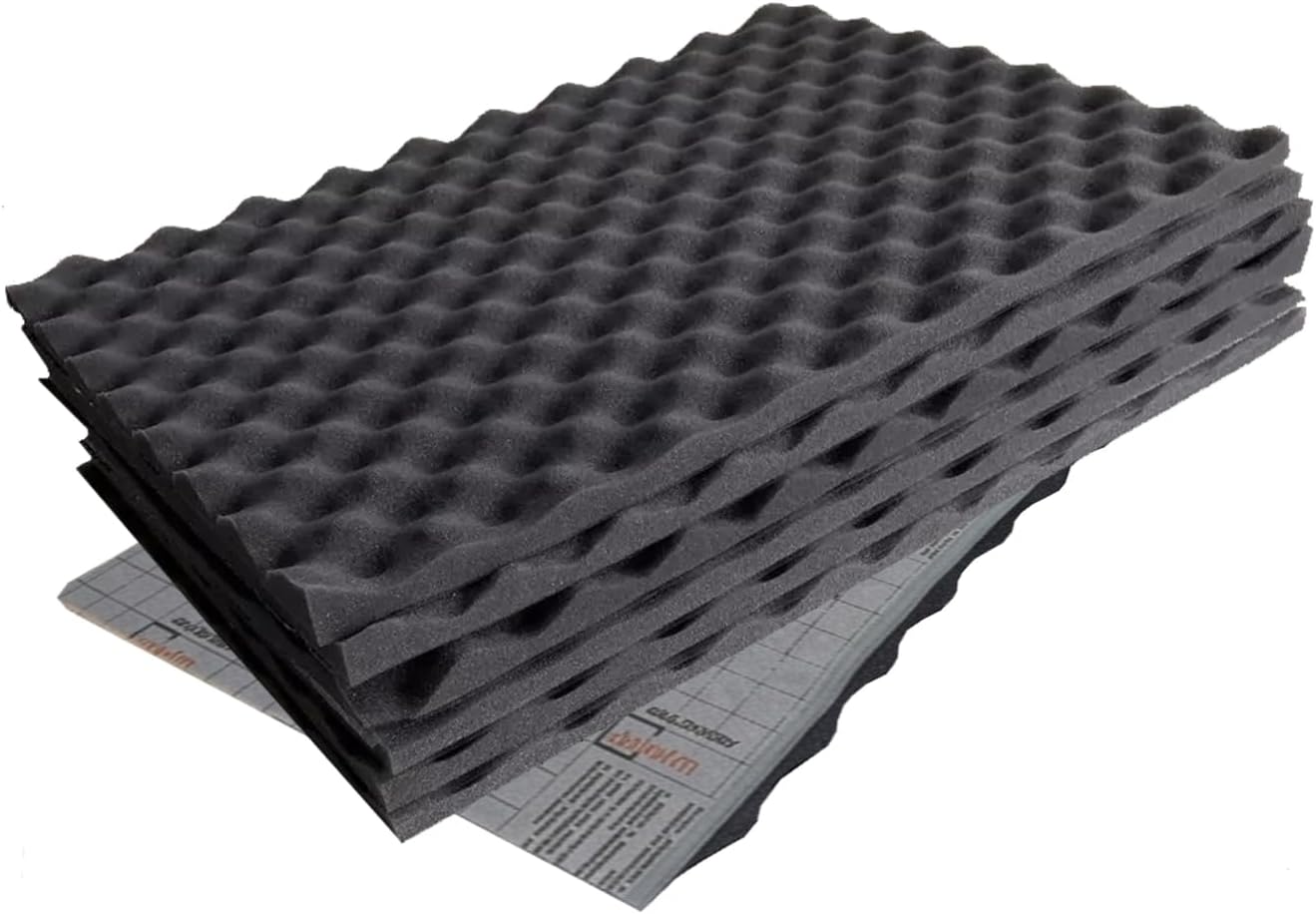 Shumoff Premium Car Door Soundproofing Kit – Complete 3-Layer Noise Reduction System with JACK Vibration Damper, P4V Heat Insulation & Practik Flex A15 Acoustic Foam for 4 Car Doors