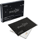 Space 5.0 Car Sound Deadening Mat – 10 PCs Vibration Damping Sheet 250×370 mm, Aluminum & Bitumen - Vibration Reduction & High Adhesion Sheet 5mm Multilayer - Heat Resistant (-45°C to +120°C)