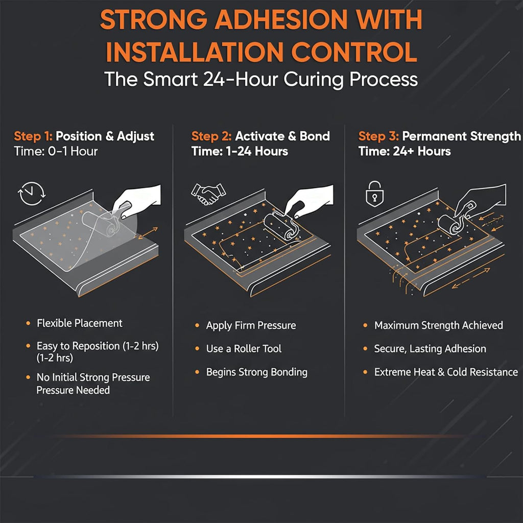 Space 5.0 Car Sound Deadening Mat – 10 PCs Vibration Damping Sheet 250×370 mm, Aluminum & Bitumen - Vibration Reduction & High Adhesion Sheet 5mm Multilayer - Heat Resistant (-45°C to +120°C)