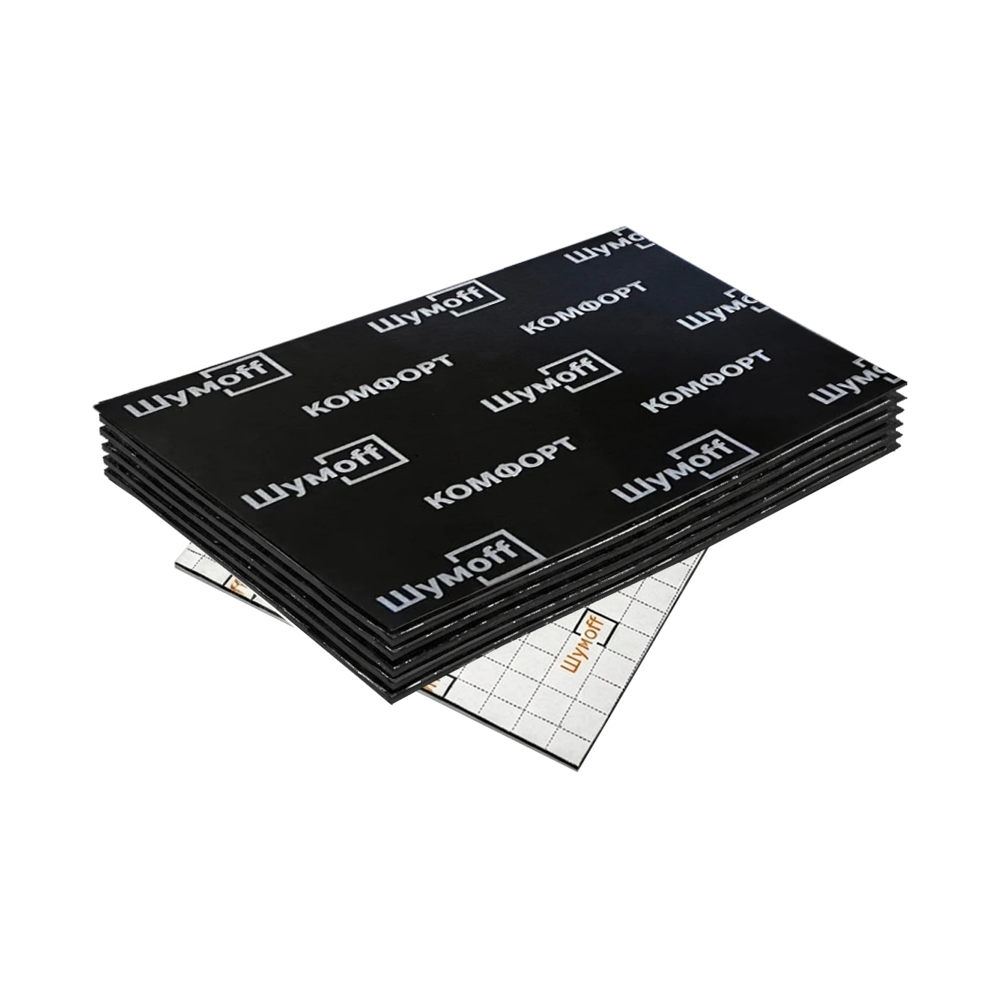 Comfort 6 Car Sound Insulation - 6 Sheets Closed-Cell Structure 6mm (236 mil) Thick Heat & Sound Insulation 12 Sqft Coverage - Waterproof Fire-Resistant Automotive Thermal Insulation