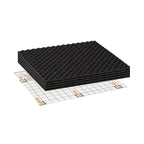 Ultimat W17 Car Sound Absorbing Foam - 5 Sheets Self-Adhesive 17mm (669 mil) Thick Polyurethane Foam - Sound Deadening Foam 40.3 Sqft Coverage - Closed-Cell Structure Sound Absorption Material