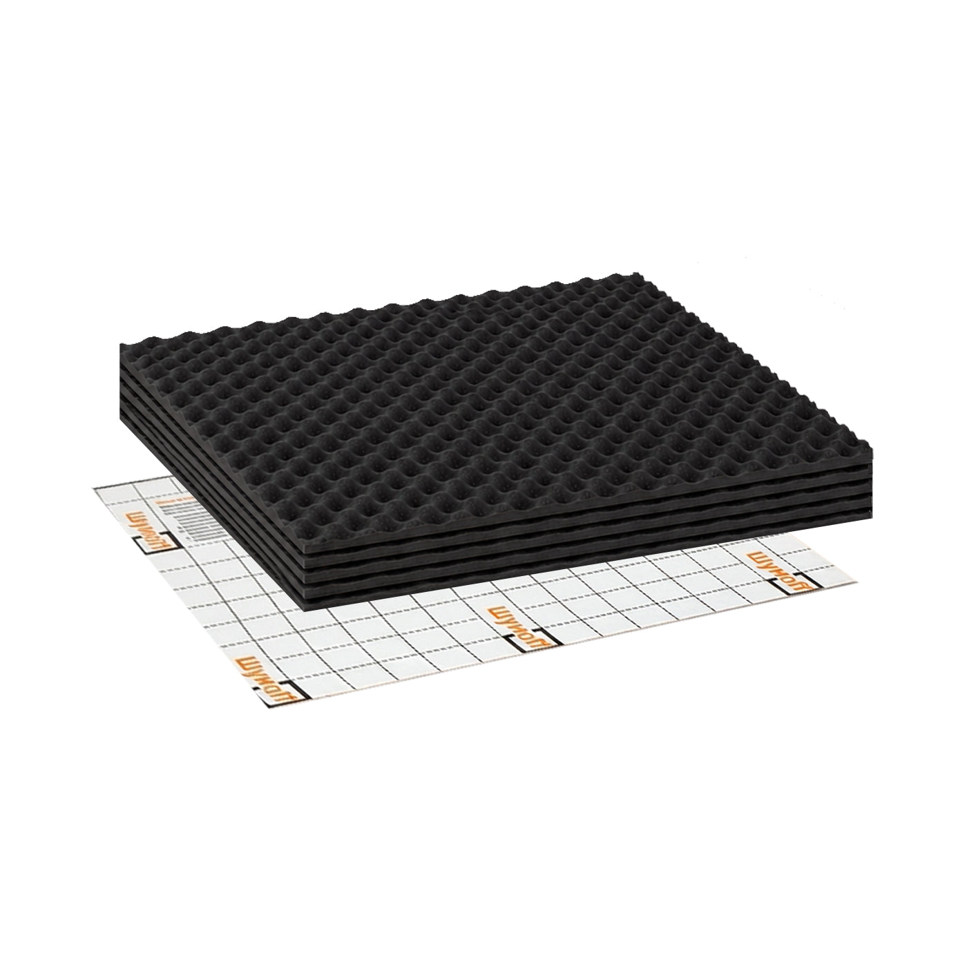 Ultimat W17 Car Sound Absorbing Foam - 5 Sheets Self-Adhesive 17mm (669 mil) Thick Polyurethane Foam - Sound Deadening Foam 40.3 Sqft Coverage - Closed-Cell Structure Sound Absorption Material