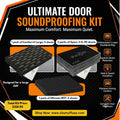 Shumoff Ultimate Car Door Soundproofing Kit – Complete 3-Layer Door Noise Reduction System with Space 2.0 Vibration Damper, Comfort 6 Thermal Insulation & Ultimate W17 Acoustic Foam for Large SUVs